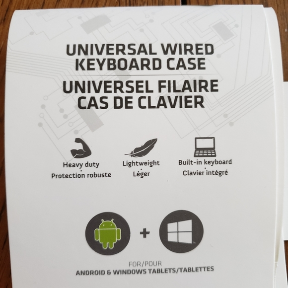 Hipstreet Venture Universal Wired Keyboard Case - For Android & Windows Tablets - Picture 7 of 9